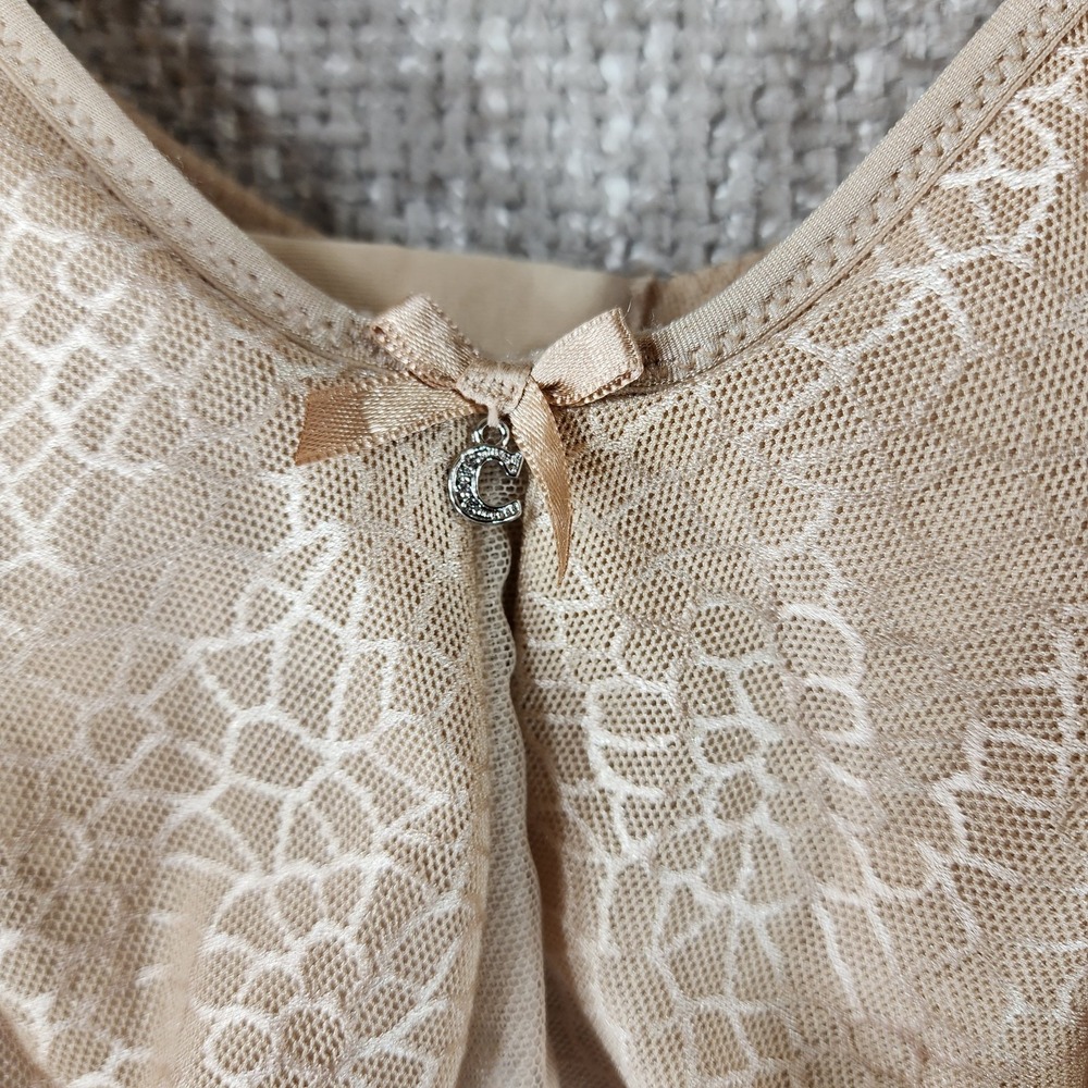 Chantelle C Magnifique Minimizer Bra C18910 Womens 40DDDD Beige Floral UW - Picture 2 of 11